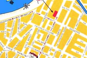 Hotel Oltremar - Mapa de localização