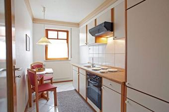 Ferienwohnungen Schlund G&auml;stehaus Zum Angersee - Kuchyně