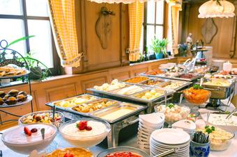 Gasthof u. Pension Waldeck - Salón para desayunos