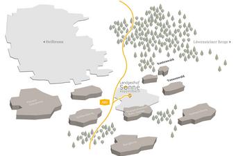 Landgasthof Sonne - Asukoha plaan