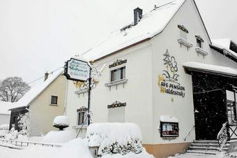 Café Pension Waldesruh - Vista al exterior