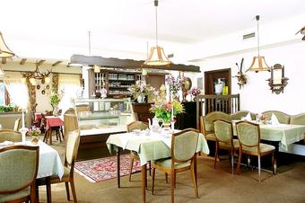 Café Pension Waldesruh - Salle de petit déjeuner