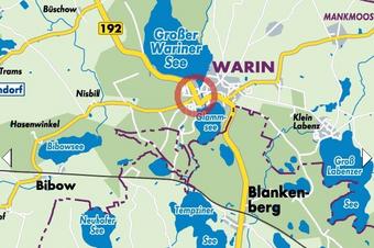 Hotel Am Wariner See - Mapa de localização