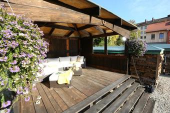 Hotel Kunst Quartier Stein - Βεραντα