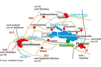 Pension Seerose - Lageplan