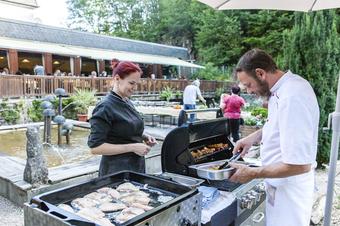 Land-gut-Hotel Heidsmühle - Biergarten