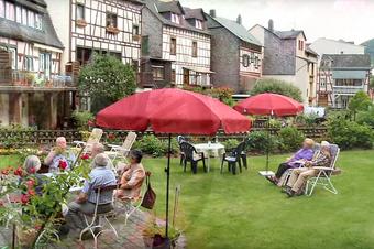 Hotel-Pension Im Malerwinkel - 花园