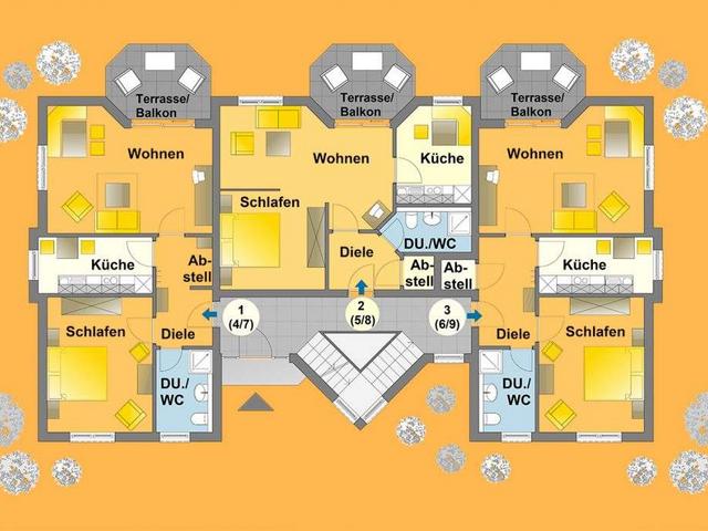 Ferienwohnungen Schlund Gästehaus Zum Angersee - Plan d'ensemble